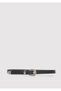 Black Faux Leather Belt 1913652-900 - 2