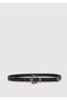 Black Faux Leather Belt 1913108 -900 - 2