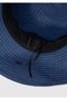 Nazar Boncuklu Navy Blue Straw Hat 1912996-30717 - 6