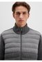 Zippered Gray Knitwear Cardigan Slim Fit / Slim Fit 070804 -34686 - 6