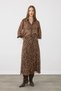 Bambi Patterned Midi Skirt - Brown - 3