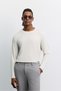 Men's Gray Side Elasticated Ribbed Elastane Slim Fit Trousers A62Y3080 - 7
