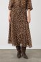 Bambi Patterned Midi Skirt - Brown - 2