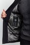 Men's Black Classic Collar Lightweight Windproof Technical Fabric Comfort Fit Coat A62Y6131 - 3