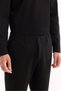 Men's Black so Elastic Bi-Stretch Lightweight Slim Fit Trousers A52Y3213 - 3