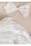 Barbosa Baby Girl Lace Dress, Newborn Luxury 4-Piece Outfit Set - for Hospital Discharge and Baby Showers. - 7