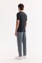 Men's Black Crew Neck Soft Touch Bi-Stretch Printed Regular Fit T-Shirt A52Y1022 - 4