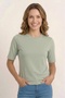 WOMEN'S OVERSIZED Crew Neck Jersey Jersey Fabric - 2