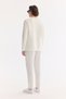 Men's Ecru Crew Neck Cotton Easy-Iron Regular Fit Sweatshirt A61Y1207 - 4