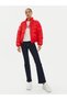 Women's Oversized Short Mock Neck Puffer Woven Coat - 2