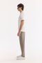 Men's Ecru Crew Neck High Filexi Printed Interlock T-Shirt A61Y1147 - 3