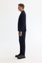 Men's Navy Blue Mono Collar Bi-Stretch Blazer Comfort Slim Fit Jacket A42Y4011 - 3