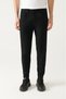 Men's Black 5-Pocket Stretch Canvas Slim Fit Trousers B003001 - 2