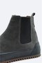 Men's Anthracite 100% Suede Leather Flexible and Durable Light Thermo Sole Chelsea Boots B 008009 - 3