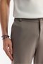 Men's Mink Elastic Waist Bi-Stretch Technical Fabric Slim Fit Trousers A51Y3077 - 5