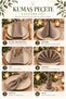 Placemat, Duck Linen, Fabric Napkins, Wheat Color, Pack of 6 - 2