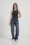 Sleeveless Snap-Fastened Stretch Bodysuit - 3