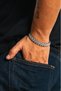 316L Steel Stone Cord Men's Bracelet - 2
