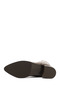 Women's Brown Zippered Pointed Toe Genuine Leather Boots - 6