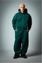 Green Boxy Crop Men's Jacket Zip Hoodie - 2