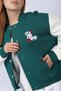 Lona Women's 100% Cotton Sweatshirt, Emerald Green - 4