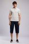 JOAN Men's Regular Fit Long Woven Cargo Shorts, Navy Blue