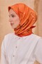 Orange Object Pattern 100% Sura Silk Scarf 4113 - 81 - 2