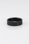 316L Steel Plain Flat Black Men's Ring Ka1344Sy - 2