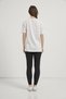 Printed Embroidery Detail Crew Neck T-Shirt - 6