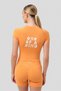 SoftHold™ Sırtı Baskı Detaylı Crop Tişört - 4