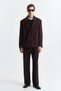 Lyocell Blend Wrap-Style Relaxed Fit Suit