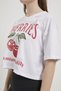 Cherry-Printed Crew Neck T-Shirt - 5