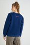 Licensed Printed Thick Navy Blue Sweatshirt - 3