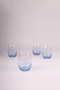 Larc Set of 4 Water Glasses Blue 350 Cc - 3