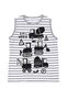 طقم تي شيرت مخطط صيفي للأولاد من Construction Tool Boys مع شورت كابري - 6