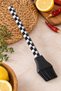 Black Silicone-Tip Dama Brush - Fire-Resistant and Non-Stick - 1 Piece - 4