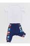 Dino Dudes Boy's T-shirt Capri Shorts Set - 4