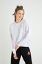 Licensed Printed Thick Oversize White Sweatshirt - 4