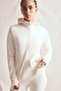 Slim Fit Zippered Hooded Soft Fleece Basic Cardigan I2272Ax26Wn - 3