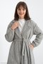 Herringbone White Stamp Coat - 3