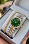 Women's Glass Wrist Watch - Waterproof, Steel Band, Bracelet Hmby2040C3 - 2
