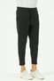 Men's Zippered Sweatpants with Back Pockets 854 Black - 8