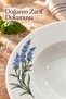 Lavender Single-Piece Porcelain Deep Pasta Plate, Risotto and Salad Serving Plate, 27 cm - 2