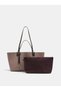 Kadın Çift Taraflı Shopper Çanta - 3