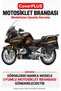 BMW R 1250 RT-Compatible Cover (Gray with Red Stripes) Waterproof Motorcycle Cover, with Elastic Straps and Carrying Bag - 2