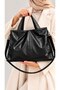 Women's Oversized Casual Clutch Bag and Shoulder Bag - 6