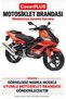 Kanuni Deer 152 Motorcycle Cover (BLACK WITH RED TRIM) Motorcycle Cover, Motorcycle Tent, Motorcycle Cover, Case - 2