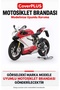 Ducati Panigale 1199 S Rear Pannier-Compatible (Gray with Red Stripes) Waterproof Motorcycle Cover, with Elastic Straps and Carrying Bag - 2