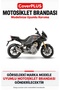 Moto Guzzi V100 Mandello S Motorcycle Cover (BLACK-RED STRIPES) Motorcycle Cover, Motorcycle Tent, Motorcycle Cover, Case - 2
