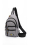 Unisex Multi-Compartment Crossbody Adjustable Strap Daily Chest Shoulder Bag